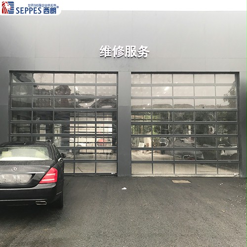 透明垂直提升門